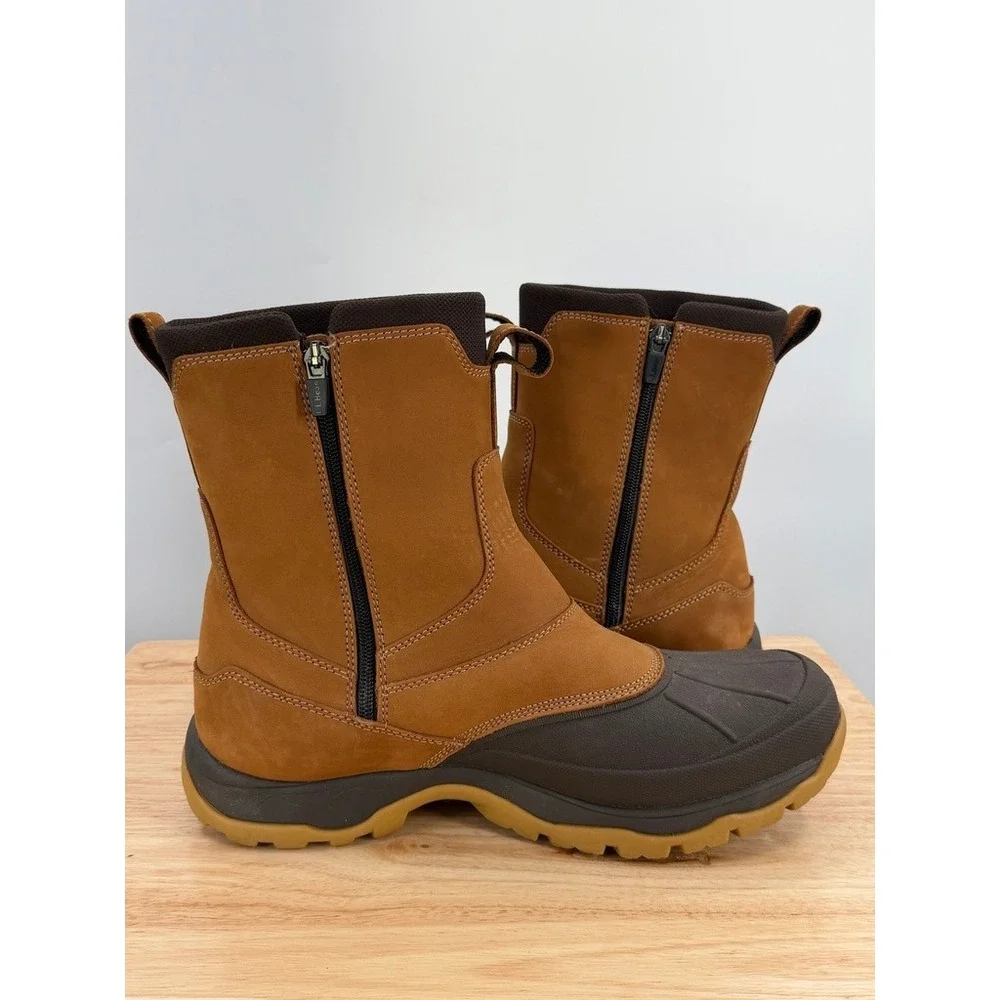 L.L.Bean Mens 11.5 Storm Chaser Thermolite 200g Insulated Snow Winter Side Zip